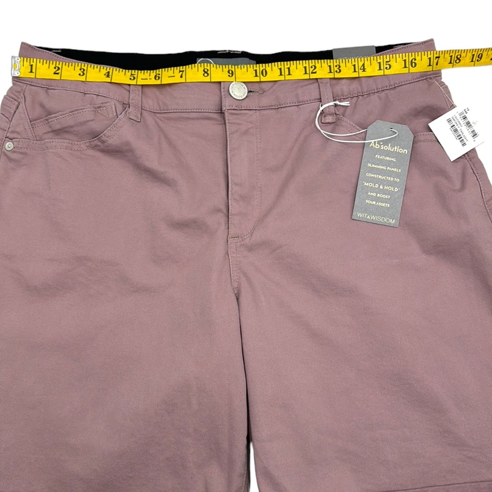Wit & Wisdom Ab Solution Stretch Twill Shorts Size 14 - Picture 11 of 16
